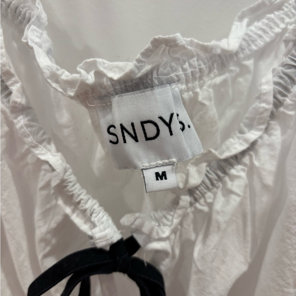 White Ruffle Top - Picture 3 of 3